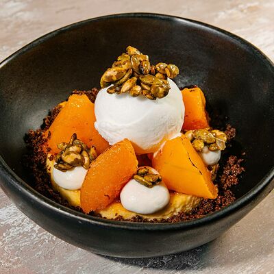 Крем-брюле с тыквой в Мадьяр-Гриль по цене 520 ₽