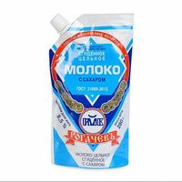 Молоко цельное сгущенное Рогачевъ с сахаром Рогачевский молочный комбинат дой-пак Беларусь, Бзмж в Азбука Вкуса Экспресс Меню