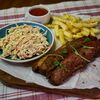 Брискет с картофелем фри в BBQ BAR по цене 1400