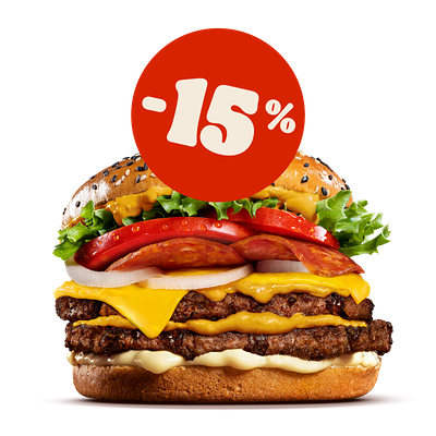 Ангус По-испански Двойной в Burger King по цене 22 р.
