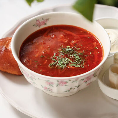 Кубанский борщ в Юность у моря по цене 590 ₽