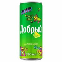 Добрый Лайм 0,33 л ж/б в Велопицца