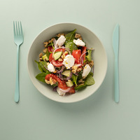 Овощной салат с творожным сыром в Rollwell