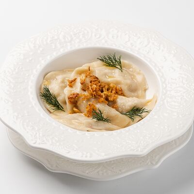 Вареники с омулем и кальмаром в Омулевочная по цене 250 ₽