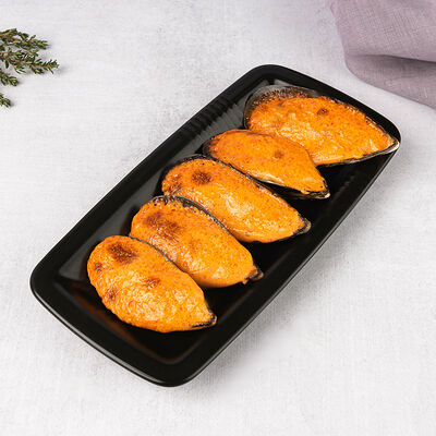 Запеченные мидии спайси в Кухня 91 по цене 744 ₽