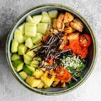 Поке с креветкой в Bali Bowl