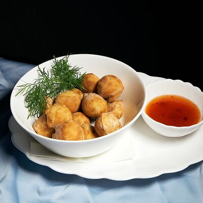 Пельмени жареные в у МАМАN по цене 550 ₽