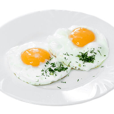 Яичница из двух яицв Узбекская кухня по цене 220 ₽