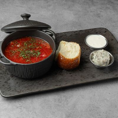 Борщ в Большая рыба по цене 720 ₽