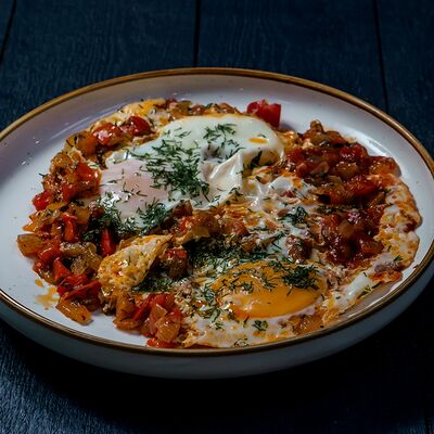 Шакшука в Da Vinci Coffee по цене 2190 ₸