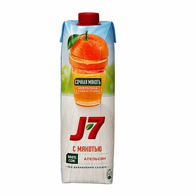 Сок J7 апельсин 1л в Чайна Тун по цене 200
