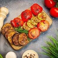 Овощное ассорти на углях в Meat Space