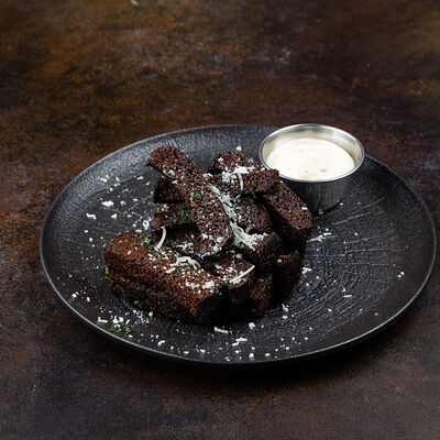 Гренки Бородинские с чесноком и зеленью в Город детей по цене 288 ₽