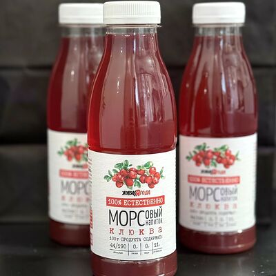Морс Клюква 450 мл в ГансРолл по цене 275 ₽