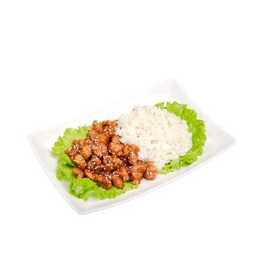 Цыпленок по-азиатски с рисом в СушиWok по цене 288