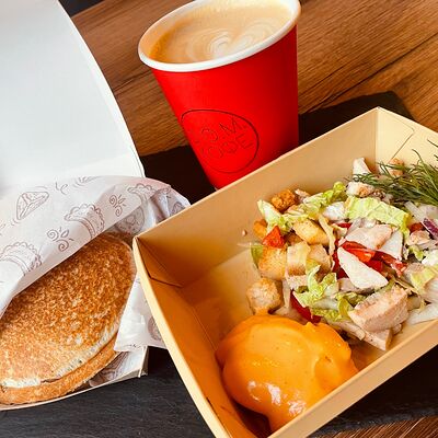 Комбо № 2 с кофе в Дом кофе по цене 600 ₽