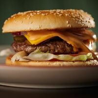 Бургер с мраморной говядиной в Menthol