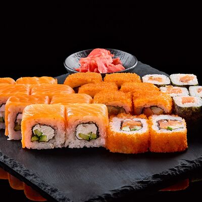 Сет Салмон 22 шт. в Крылья вкуса по цене 1950 ₽