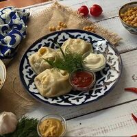 Манты с рубленым мясом барашка в Лагман