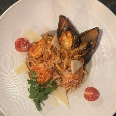 Паста с морепродуктами в Грейс HALL по цене 620 ₽