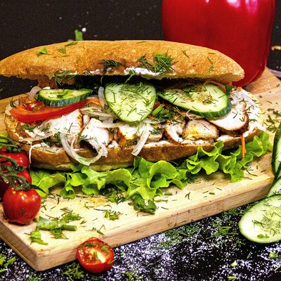 Донар с курицей в Огонёк по цене 500 ₽