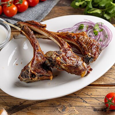 Корейка ягнёнка в Чайхана афган кебаб по цене 1250 ₽