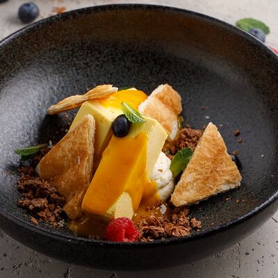 Манговый мусс в Баклажан в ТЦ 