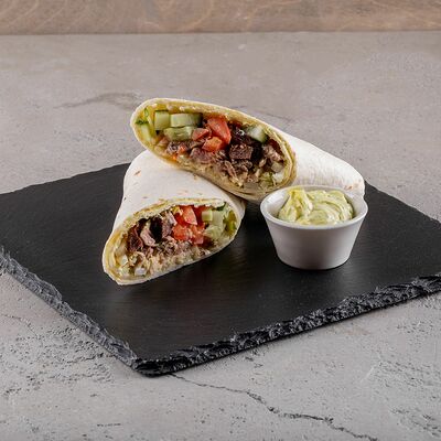 Шаверма с говядиной в Мангал по цене 395 ₽