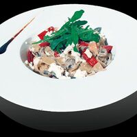 Феттуччине с грибами и сыром рикотта в Пусан
