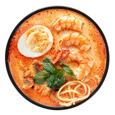 Лакса с яичной лапшой в PokeWoke по цене 500 ₽