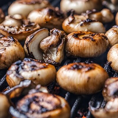 Грибы на мангале в Триумф по цене 280 ₽