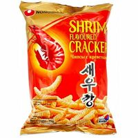 Чипсы со вкусом креветки Nongshim в WON CHA