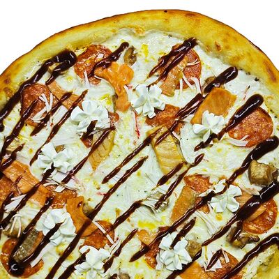 Пицца Рыба и мясо в Roll Goodman по цене 1049 ₽