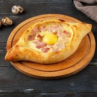 Хачапури по-аджарски с беконом в Зелёный Домик