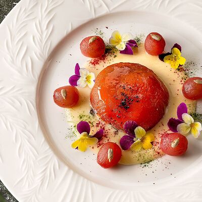 Десерт из фруктов с печёным перцем в Ваще Огонь по цене 490