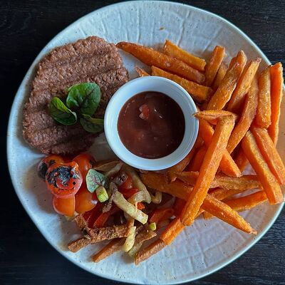 Растительная котлета с бататом Vegan в Bocca Bar по цене 370 ₽