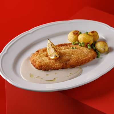 Шницель с соусом тонато в Hitch по цене 1020 ₽