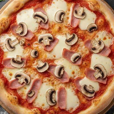 Ветчина и грибы в ОЛИО пицца и суши по цене 430 ₽