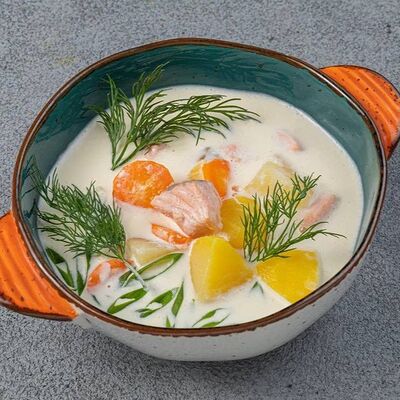 Норвежский сливочный суп в Море Есть по цене 750 ₽