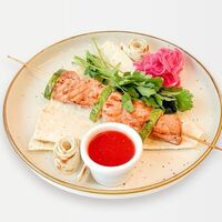 Гриль-шпажки из лососяв CrepeCafe