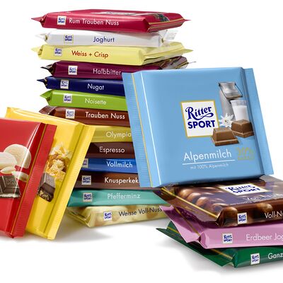 Шоколад Ritter Sport в Хинкальная Тбилисо по цене 300 ₽