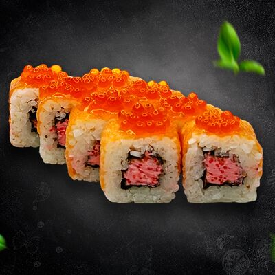 Ролл нежный с красной икрой в Sopranopizza по цене 580 ₽