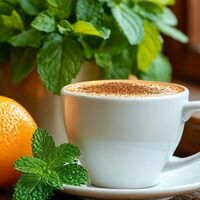 Раф апельсин в белом шоколадев Side Coffee