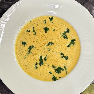 Сырный крем-суп в Рива Рум лаунж бар по цене 440 ₽