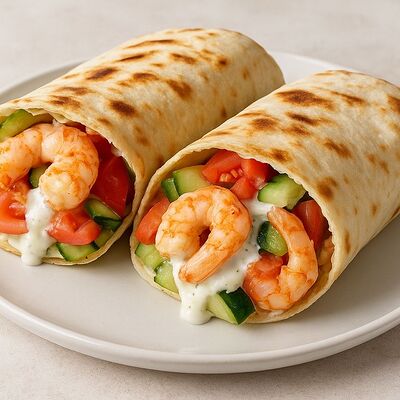 Шаурма с Креветками в Уголок Вкуса шаурма в кляре по цене 440 ₽