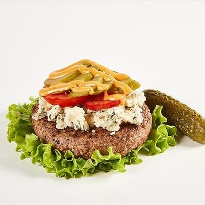 Бургер Блю чиз в листьях в #FARШ по цене 740 ₽