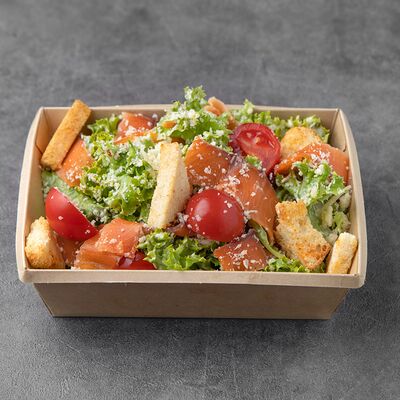 Цезарь с семгой в Кафе на Филатова по цене 550 ₽