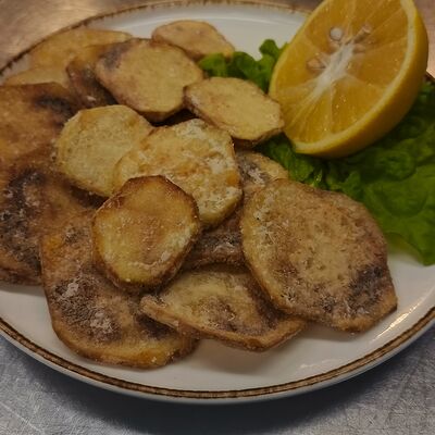 Чипсы из баклажанов в красногорск.меню по цене 450 ₽