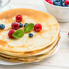 Логотип кафе Pancakes семейные блинчики