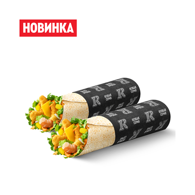 Пара со скидкой: 2 Тайских Ролла с креветками в ROSTIC'S по цене 601 ₽